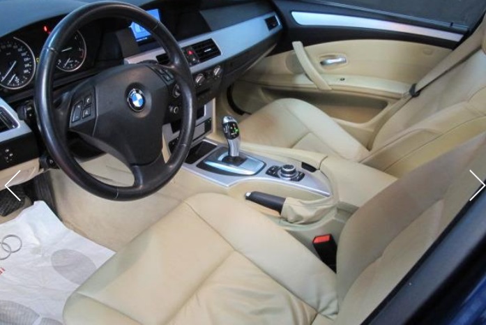 Left hand drive car BMW 5 SERIES (01/01/2009) - 